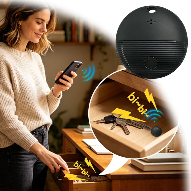Tong Loss Locator Compact Item For Keys Wallets And With Smart Localizer And Real Alerts