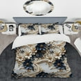thumbnail image 2 of Designart "Marbled Pattern With Opulent Victorian Flair III" White Marble Bedding Covert Set - Glam Bed Set With 1 Sham, 2 of 5