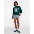 thumbnail image 2 of No Boundaries Off the Shoulder Sweatshirt with Long Sleeves, Midweight, Women’s XXS-4X, 2 of 5
