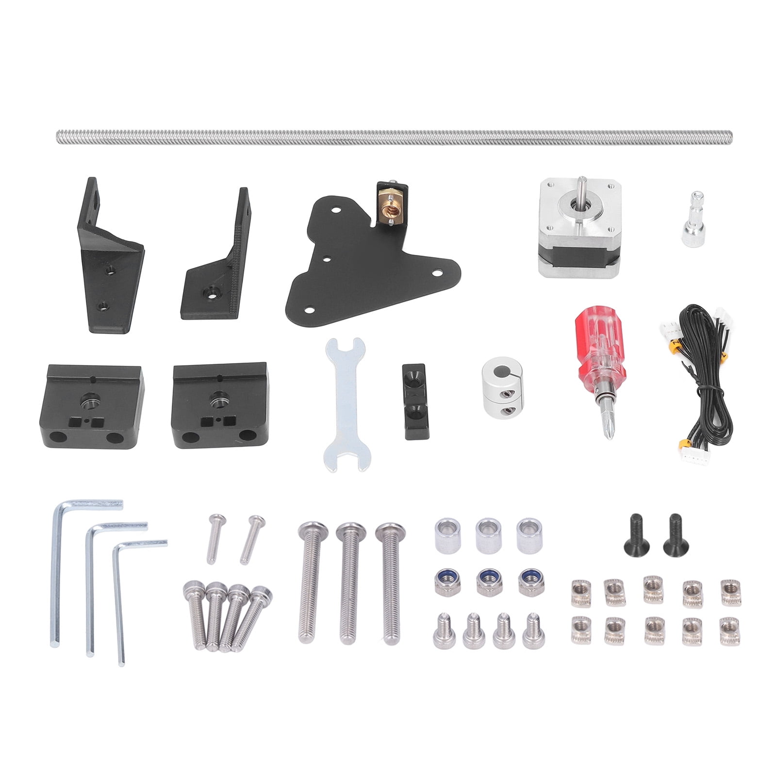 3D Printer Upgrade Kit Dual Z Axes Stepper Motor Kit with T8 Lead Screw ...