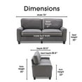 thumbnail image 5 of Serta Canapé Palisades 73" en Gris, 5 of 5