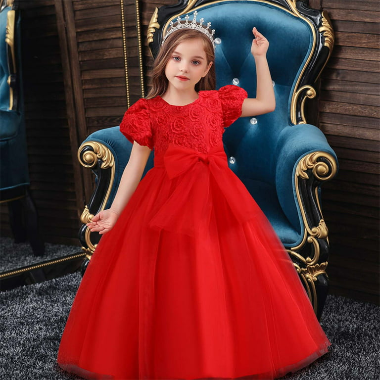 Designer Gowns for Little Girls Long Dressesbabies Birthday 