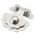 thumbnail image 2 of Unique Bargains Box Flower Shaped Latches Hasp Catch Lock Silver Tone 1.3" x 1.26" x 0.4" 2Pcs, 2 of 2