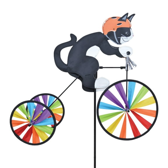 Premier Kites Tricycle Spinner - 19 in. Tuxedo Cat
