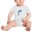 thumbnail image 2 of Dolphin Funny Baby Bodysuit Boy Girl Unisex, 2 of 5