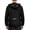 BLACK, variant on Men's Waterproof Windbreaker Lightweight Packble Cycling Jacket for Biking, Running Fluorescent Green 2XL