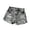 Grey, variant on Girls Snow Washed Distressed Denim Shorts, Elastic High Waist Frayed Raw Hem Ripped Jean Shorts, Vintage Destroyed Summer Casual Kids Bottoms for Daily Wear(Dark Blue,10-11 Years)