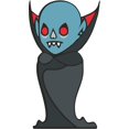 thumbnail image 1 of Sticker Fete Deco Halloween Macbook Car Vampire Dracula Child, 1 of 1