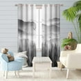 thumbnail image 5 of Foggy Forest Curtains for Bedroom 42x84inch Natural Landscape Window Curtain Grey Mist Mountain Blackout Curtains Insulated Room Darkening Window Drapes for Living Room 2 Panels CLOKSP1000, 5 of 8