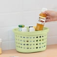thumbnail image 4 of Storage Baskets Plastic Rectangular Small Organizer For Home Desktop Sundries Cabinet Woven Storage Bins, 4 of 6