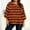 Wine, variant on CLOISE T Shirts for Women 3/4 Sleeve Plus Size Tops Crewneck Casual Pullover Striped Summer Blouses Wine 3XL