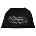 thumbnail image 1 of Seasons Greetings Screen Print Shirt Black L (14), 1 of 1