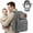 Grey, variant on Miracol Diaper Bag Tactical for Dad: 40L Rugged Military-Style Dad Baby Backpack with 16+ Pockets - Water-Resistant 900D Fabric & MOLLE for Organized Travel Gear