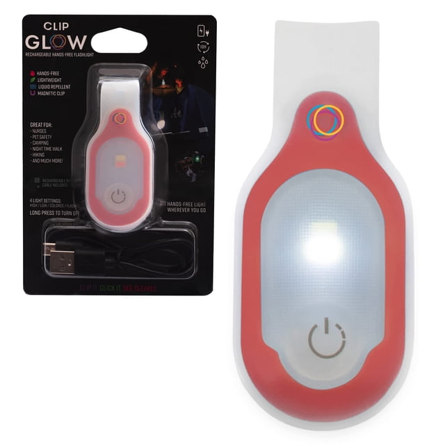 Luz de Enfermeria Lightsflo Clipglow Bat1 Recargable USB Magnetica 4 Modos