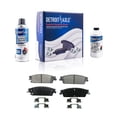 thumbnail image 4 of Detroit Axle - Rear Drilled Slotted Brakes and Rotors Brake Pads Brake Calipers Replacement for GMC Yukon Fits select: 2011 ,2013 CHEVROLET SILVERADO K1500 LT, 4 of 6