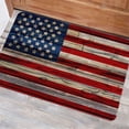 thumbnail image 1 of Room Decor Qwtwty Independence Day The US Floor Mat Patriotic Flag Pattern Foot Mat Patio Decorative Garden Flag Rugs, 1 of 6