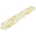 thumbnail image 5 of SKYSONIC Rectangle Bright Leaves in Fall Colors Printed Table Runner 13x90in for Wedding Birthday Holiday, 5 of 5