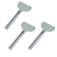 thumbnail image 2 of Dispensador exprimidor de pasta de dientes de metal de 3 piezas para cremas de belleza, pasta de dientes y tintes para el cabello, 2 of 7