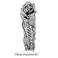 thumbnail image 1 of Pegatinas de tatuajes de hierbas sexys para mujeres, letras en inglés, tatuaje falso impermeable para el brazo para hombres, estilo barra de jugos, 1 of 4
