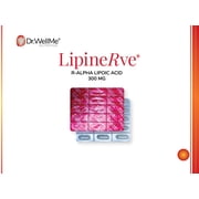 Dr.WellMe Lipinerve R Alpha Lipoic Acid 300mg Capsules Per Serving - an Antioxidant Supplement, Kosher | Halal 30 Count - Made in USA