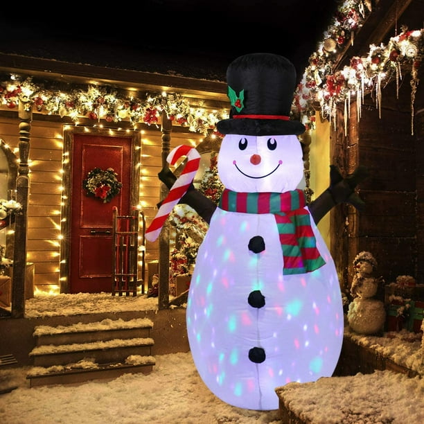 Lovezone 5ft Outdoor Inflatable Christmas Decorations Built In Led Lights Blow Up Snowman Christmas Yard Decorations For Indoor And Outdoor Garden Lawn Xmas Decor Walmart Com Walmart Com