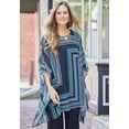 thumbnail image 3 of Catherines Women's Plus Size Keyhole Georgette Poncho, 3 of 4