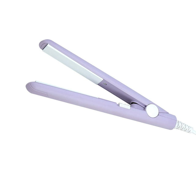 Ejoyous Plancha De Pelo, Mini Plancha De Pelo Portátil 2 En 1, 190 Grados Celsius Temperatura Constante Placa De Cerámica Turmalina Belleza Plancha Rizador De Calefacción