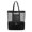 Black, variant on Ke1Clo Large Beach Bag Mesh Tote with Zipper, Outdoor Mesh Beach Bag Clothes Storage Bag Dry and Wet Separation Bag Large Tote Bag Luggage Bag for Family Toys Vacation