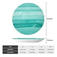 thumbnail image 2 of Daiia Teal Turquoise Printed Pattern Ceramic Plate Dinner Plates Bone China Decorative Plates with Display Stand Art Ceramic Ornaments for Wall Hanging Decoration-7in, 2 of 6