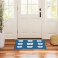 thumbnail image 3 of Yayeee Doormat for Inside 20"x32" Absorbent Low-Profile Washable Non-Slip Rubber Backed Entryway Rug, Blue Polar Bear, 3 of 8