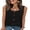 Black, variant on Ronuti Tank Tops for Women Summer Tops Trendy Dressy Casual Spring Vacation Outfits Crewneck Button Down Sleeveless Shirts White Shirts