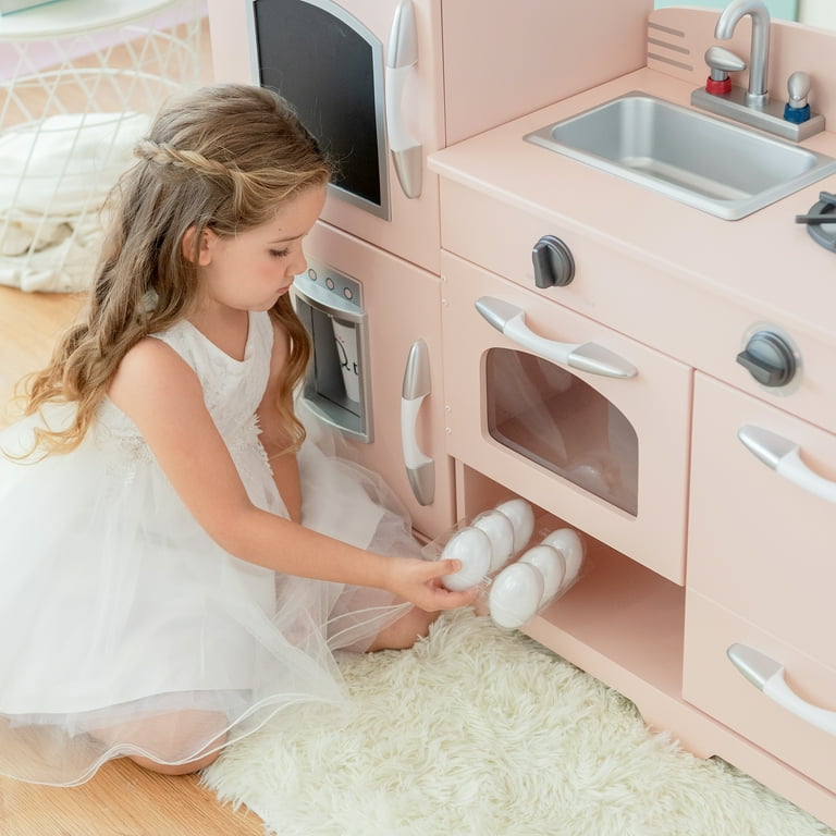 Little Chef Fairfield Retro Play Kitchen Pink Walmart