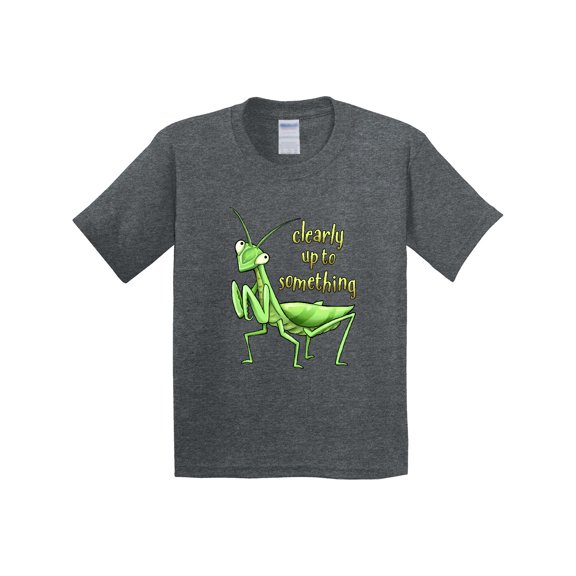 Inktastic Praying Mantis Clearly Up to Something Youth T-Shirt