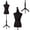 Black, variant on Wangbujianwang Female Mannequin Torso with Adjustable Tripod Stand, 67 Inch Display Model, Cream, Sewing Dress Form for Tailoring