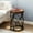 Rustic Brown, variant on MAYEERTY 2-Tier End Table Solid Wood Frame Stable & Crack-Resistant
