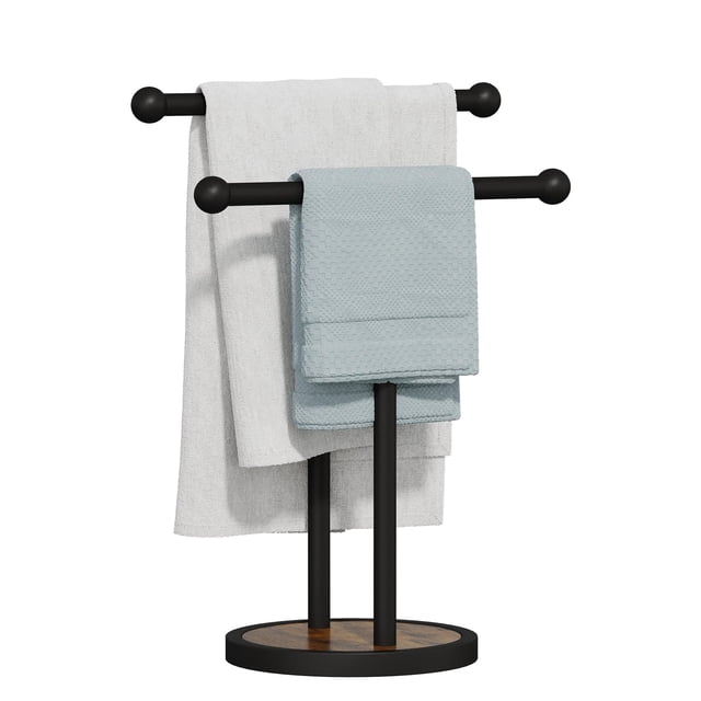 Toallero YINMIT Hand con base de madera pesada para baño