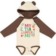 thumbnail image 3 of Inktastic My Tia Loves Me Niece Girls Long Sleeve Baby Bodysuit, 3 of 5