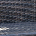 thumbnail image 4 of GDF Studio Cabrillo Outdoor Contemporary Wicker Stacking Chairs (Set of 4), Multi-Brown, 4 of 5