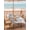 white, variant on Outdoor Tablecloth with Umbrella Hole and Zipper, Orange Blue Starfish Coastal Rectangle Table Cloth 60x120 Inch Waterproof Tablecloth, Summer Beach Eucalyptus Vintage Picnic Table Cover for Patio