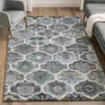 thumbnail image 6 of Addison Rugs Mayfield Premium Machine Washable Transitional Panels Blue Rectangle Rug, 8' x 10', 6 of 6
