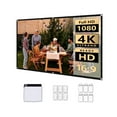 thumbnail image 1 of Portable 100 120 Inch Screen HD 16:9 Fabric Cloth Screen High Brightness Reflective Foldable Projector Screen ,Sharper and Brighter, 1 of 6