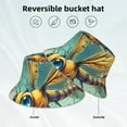 thumbnail image 2 of Bingfone Cartoon Dragonfly Art Bucket Hat for Men Women,Packable Reversible Printed Sun Hats,Fisherman Outdoor Travel Hiking Beach Caps, 2 of 7