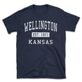 thumbnail image 1 of Wellington Kansas Classic Established Men's Cotton T-Shirt, 1 of 1