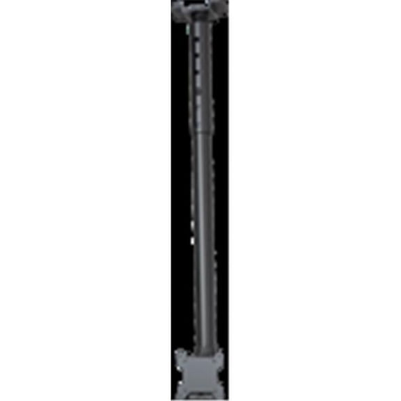 Ceiling Mount Kit With Adjustable Extension From 24 In. to 48 In. Flat Panel Screens - Black