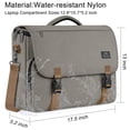 thumbnail image 4 of Bolso Mensajero MATEIN para Laptop de 17.3" Resistente al Agua en Marrón, 4 of 8