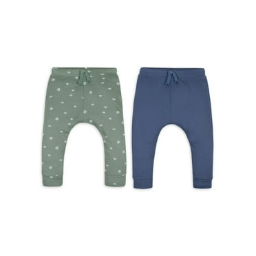 Little Star 100% Organic Cotton 2-Pack Baby Boy Pants