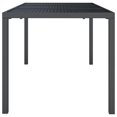 thumbnail image 2 of vidaXL Garden Table Anthracite 165x80x72 cm Steel, 2 of 4
