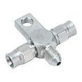AN?3 Tee Brake Hose AN3 to Line End Fittings Stainless Steel Automobile