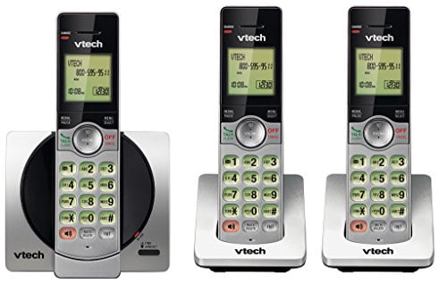 VTech DECT 6.0 Three Handset Cordless 