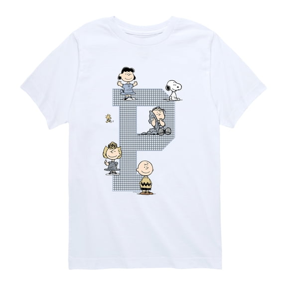 Peanuts - Crew Collegiate - Youth Boys Short Sleeve Graphic T-Shirt
